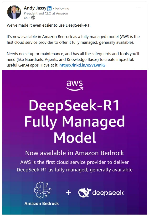 出海应用也能享受高速稳定的DeepSeek-R1？亚马逊云科技出手了