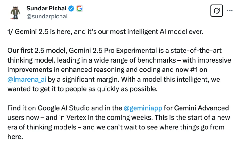 谷歌终于登顶一次了！最强推理模型Gemini 2.5 Pro实测体验，真的有点东西