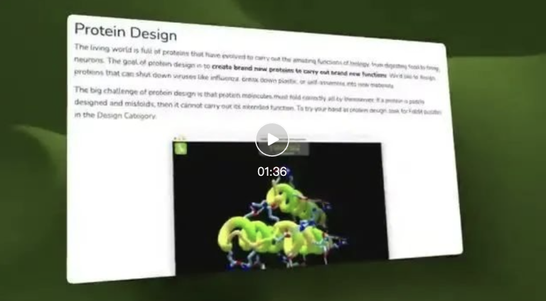 给大卫贝克的Foldit加DLC，用游戏进行人人可参与的药物分子设计